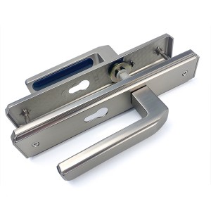 DS-R61006-YL Nickel brushed door handle
