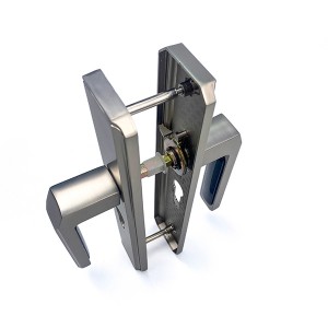 DS-R61006-YL Nickel brushed door handle