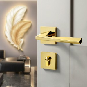 DS-811-62 Diamond doorknob Gold PVD