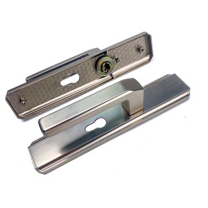 DS-R61006-YL Nickel brushed door handle