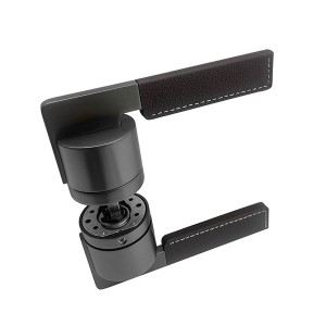 DS-810-620 Gray black brown leather door handle