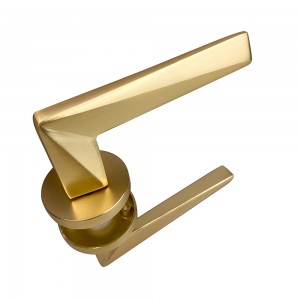 DS-FL25Y Copper brushed square door handle